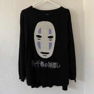 Miyazaki no face sweater